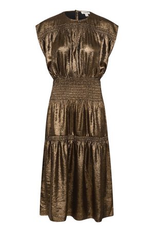 Soaked In Luxury Elvie Layna Dress - Copper