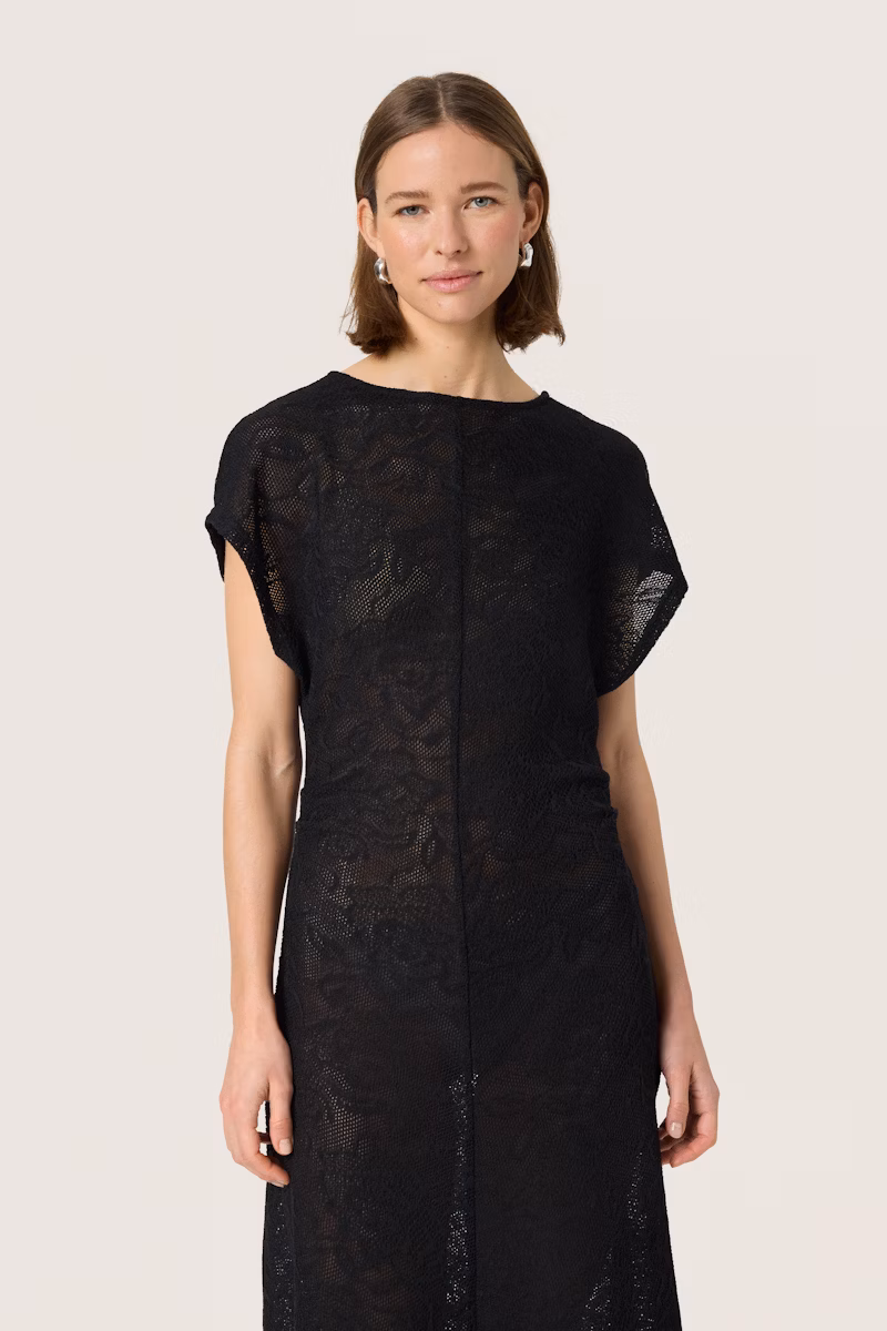 Soaked In Luxury Lupina Dress - Black - Image 5