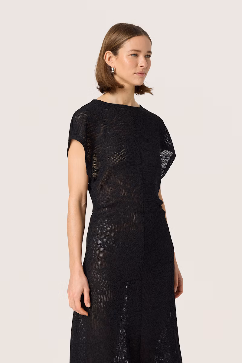 Soaked In Luxury Lupina Dress - Black - Image 6