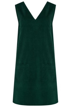 Sugarhill Kacy Cord Tunic Dress - Green