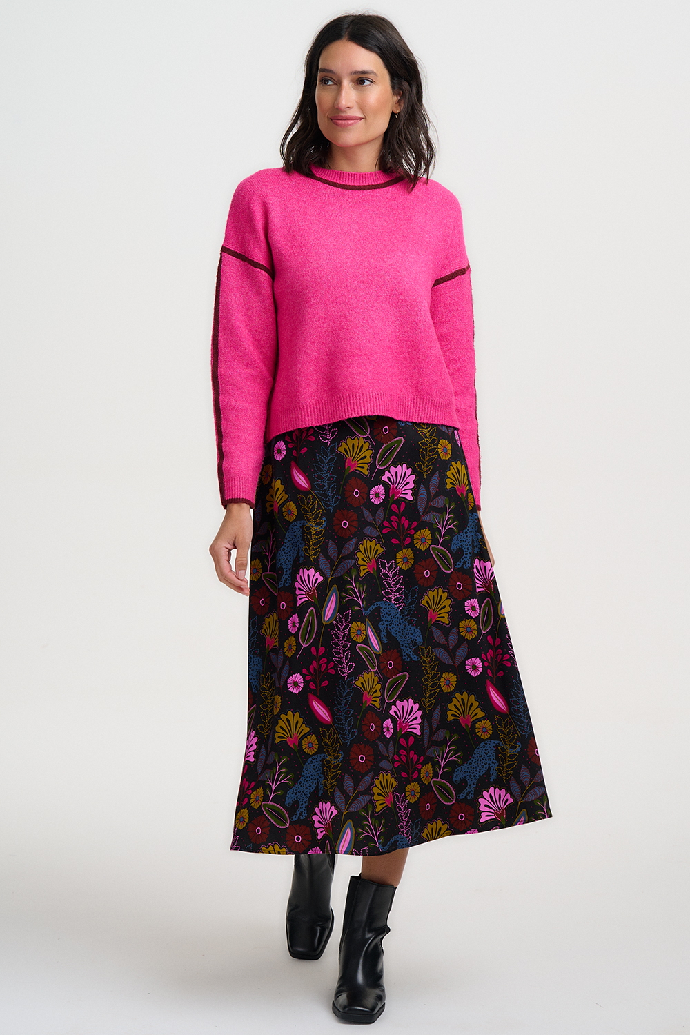 Sugarhill Zora Skirt - Black Jungle Panther - Image 2