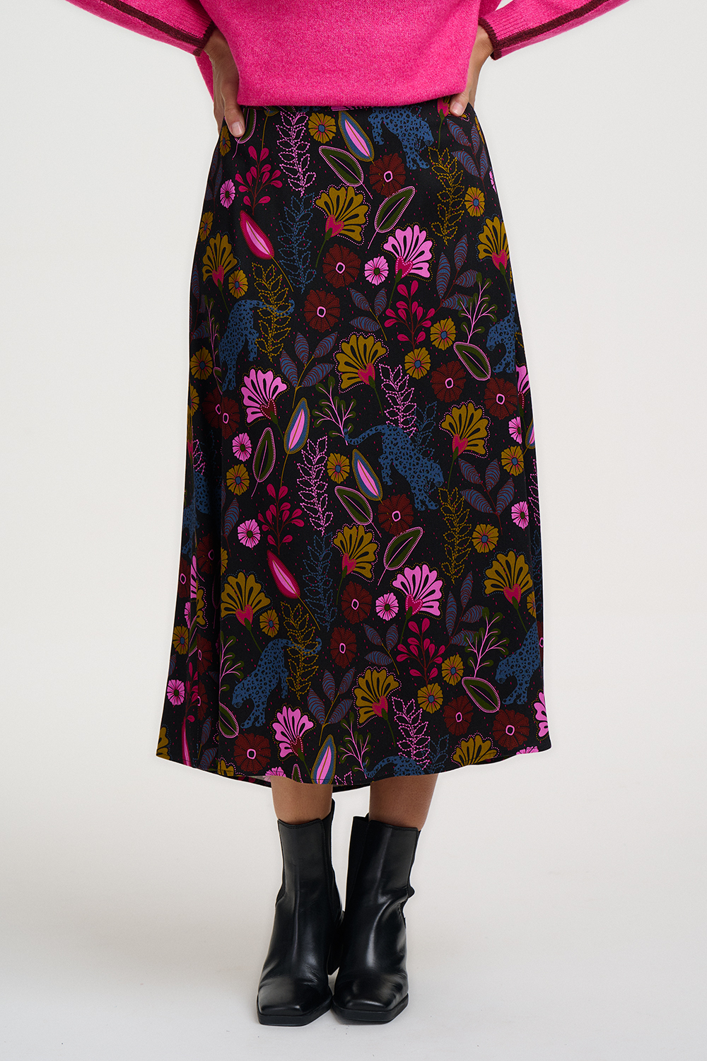 Sugarhill Zora Skirt - Black Jungle Panther - Image 3
