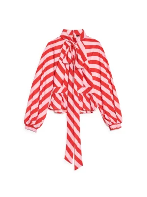Sister Jane Menton Stripe Top - Red & Pink