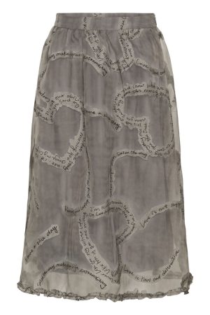 Culture Cuhella Skirt - Grey & Black