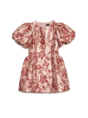 Sister Jane Quartz Jacquard Mini Dress - Pastel Pink
